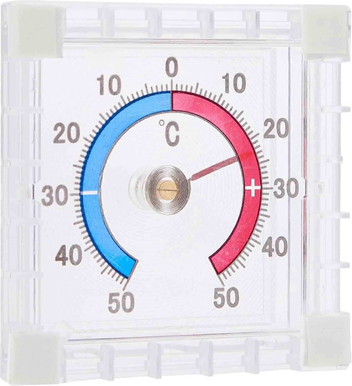 Binnen-/buitenthermometer met kleurgecodeerd display