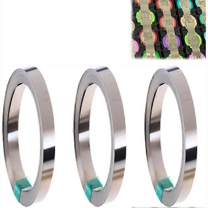 Rolls Nickel Strip: Pure Nickel Strip, 0.18mm10M Spot Welding Pure Nickel Strip Corrosion Resistance Spot Welder Nickel Tape for 18650 Batteries Batt