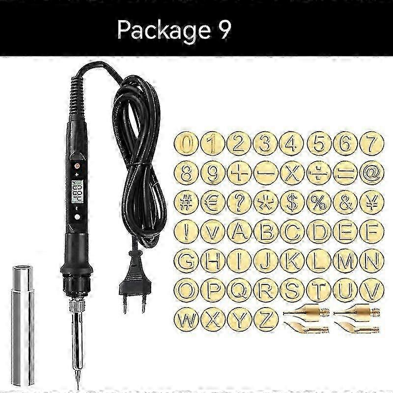 Diy Ξύλο Δέρμα Burning Set26 Γράμματα Χαλκός Καλούπι Diy Ξύλο Burning Σκάλισμα Σετ f74