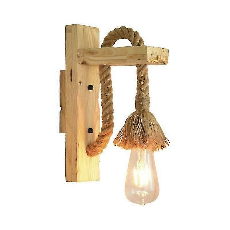 Eye-Friendly Industrial Wooden Sconce