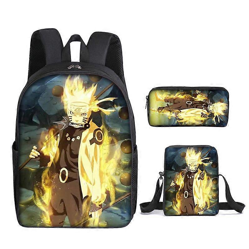 Kakashi Sasuke cartable Naruto sac à dos grande capacité étudiant style sac à dos