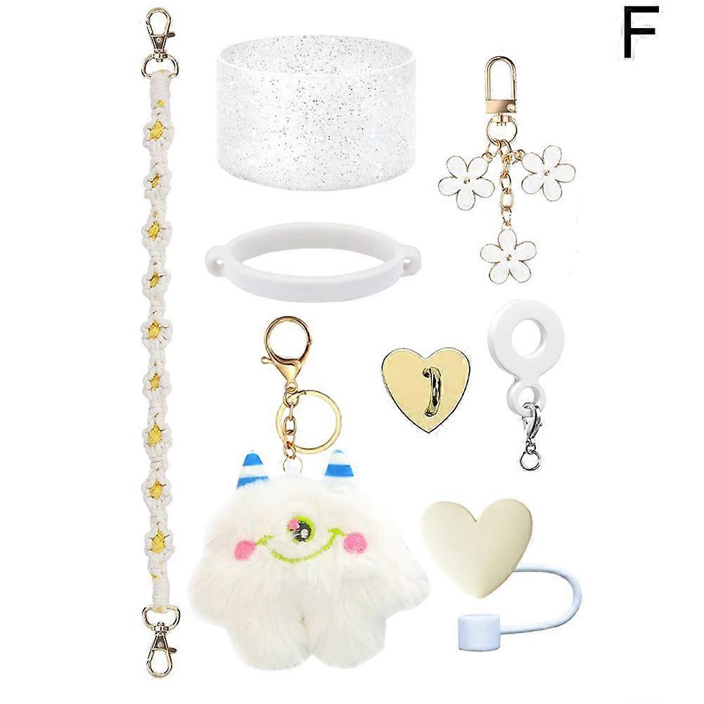 8pcs Stanley Cup Accessoires Set pour Stanley Cup Tumbler Straw Cover