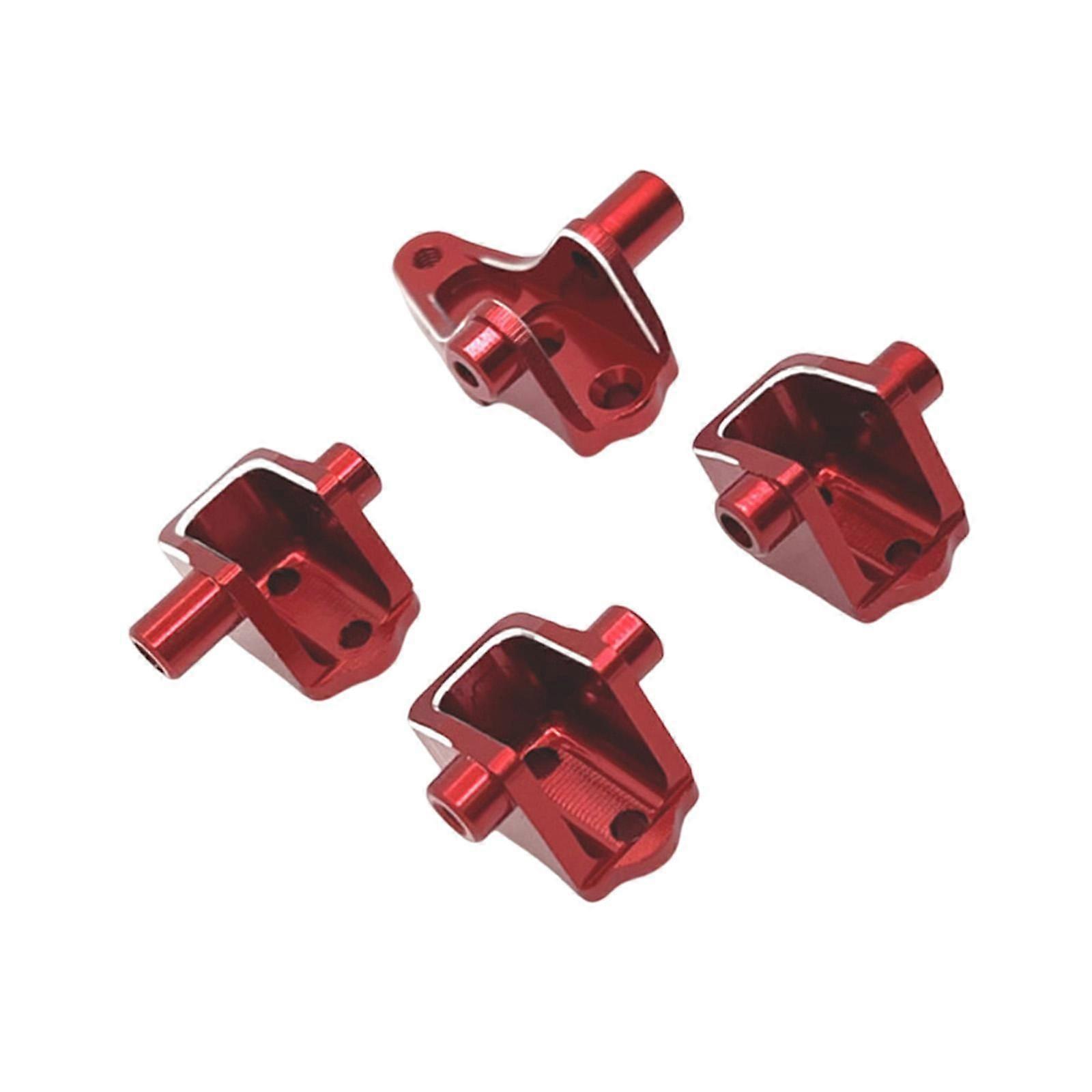 4Pcs Pull Code Seat 1/10 CNC Accessories Tie Rod Fixing Seat for R1003 R1001 red