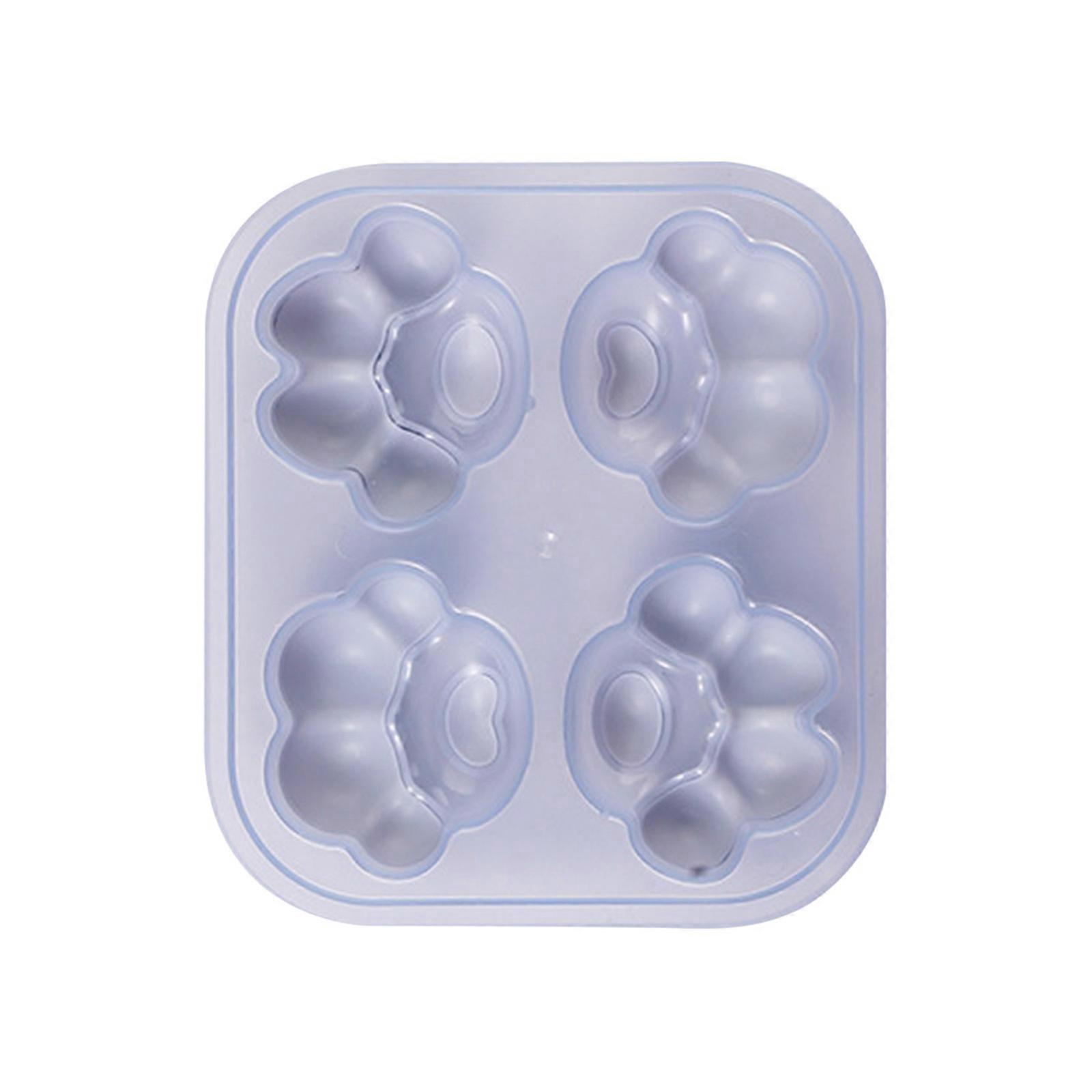 Paw Shape Ice Cream Mould Ice Cream Reusable Tray Compact