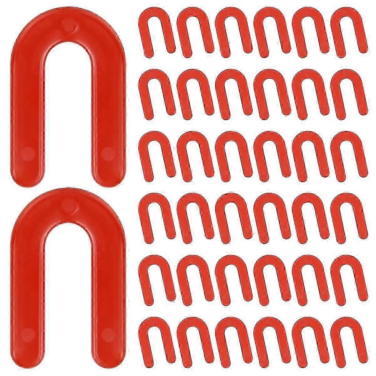 Tile Leveling System Tile Spacer 1/8 Inch, Horseshoe Spacer U Shape Plastic Tile Leveling Clip, 300 VBMT