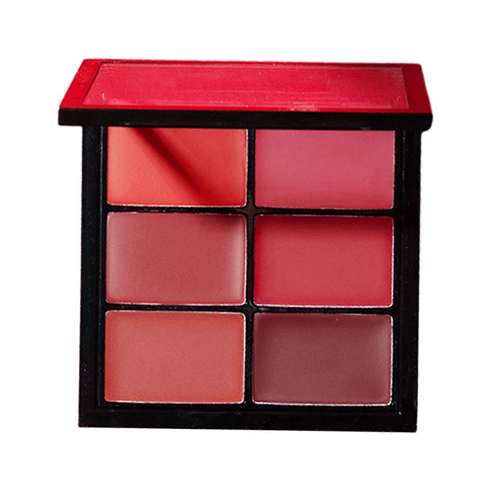 Lip Palette, Multiple Colour Durable Non Sticky Professional Moisturizing Lip
