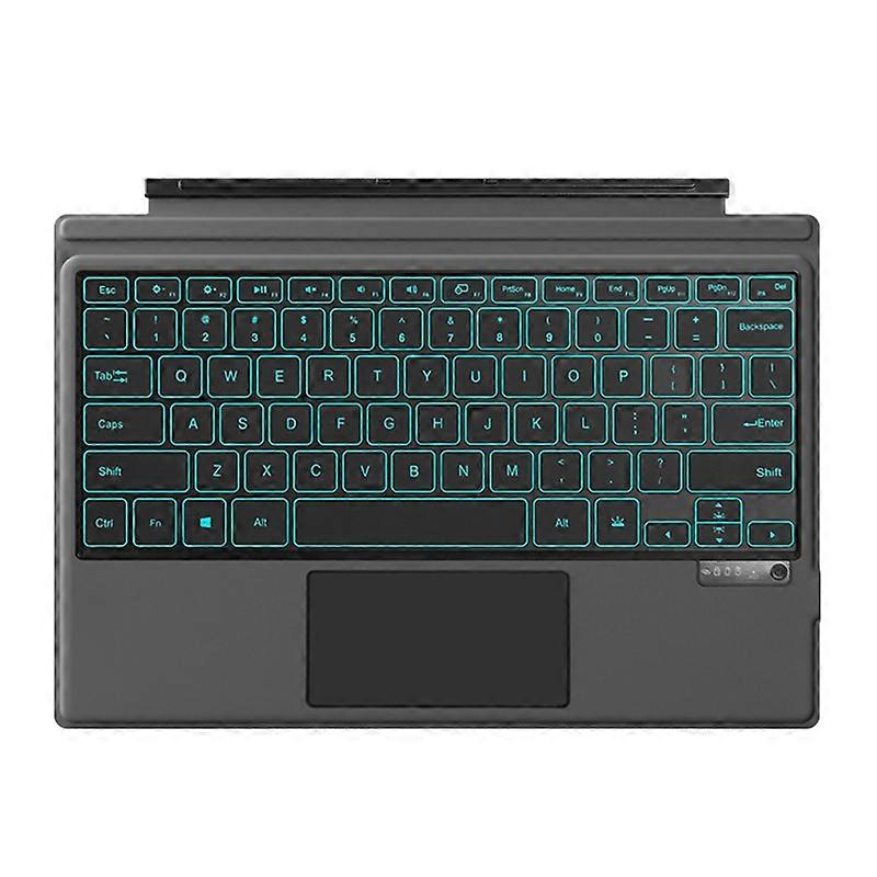 For Microsoft Surface Pro 4/5/6/7 Backlit Design Magnetic Rechargeable Bluetooth Wireless Keyboard