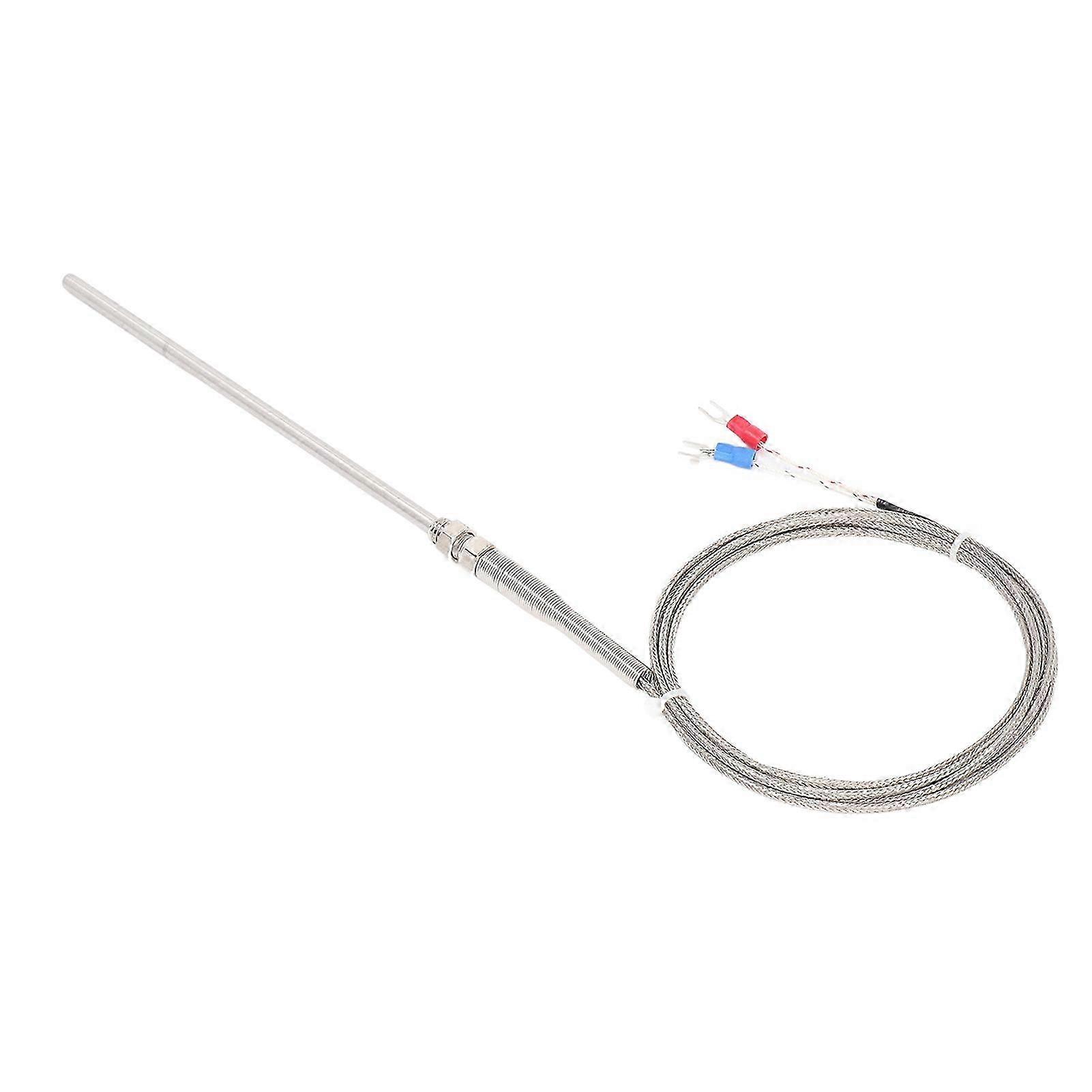 BERM Thermocouple Temperature Sensor Sensitive 5.9in K Type Thermocouple for Temperature Measuring 6.6ft