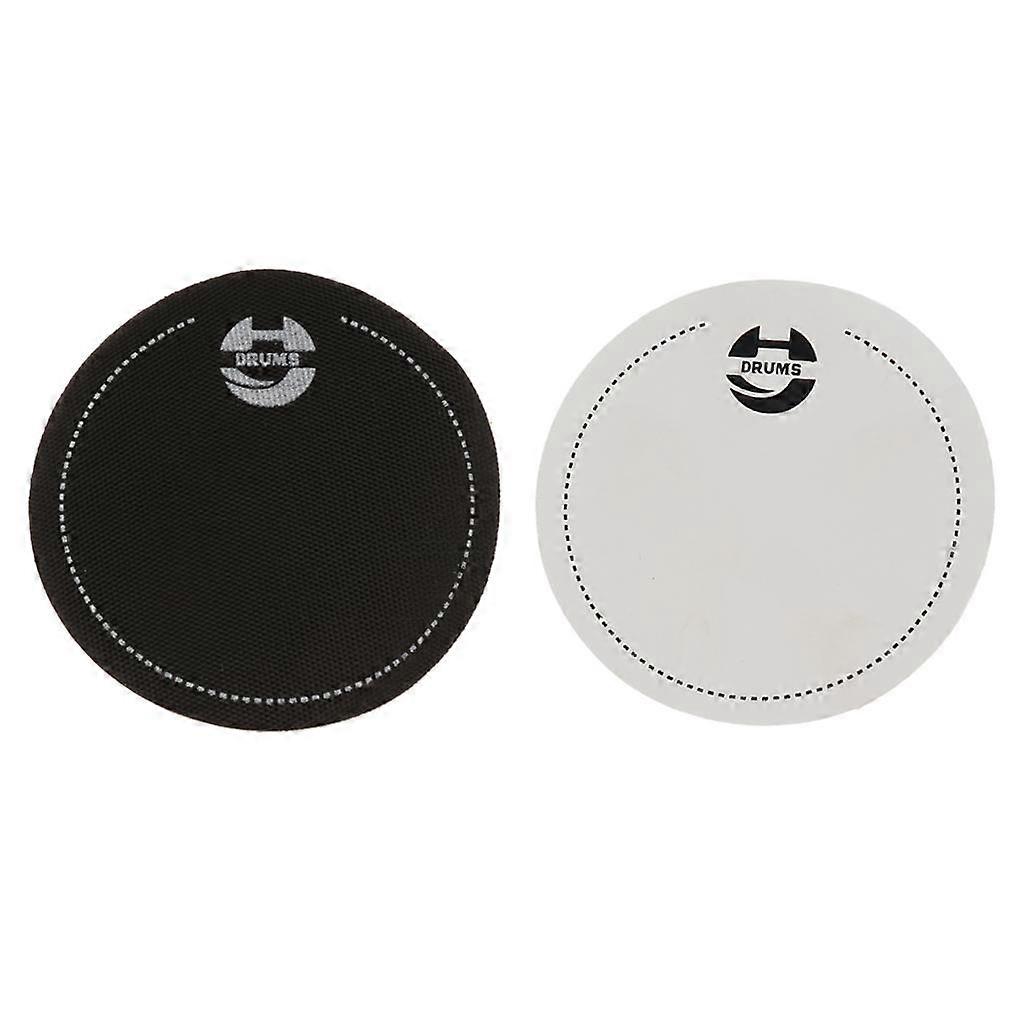 2pc Bass Drum Head Pad Impact Patch Drumhead Protector for Drum Parts