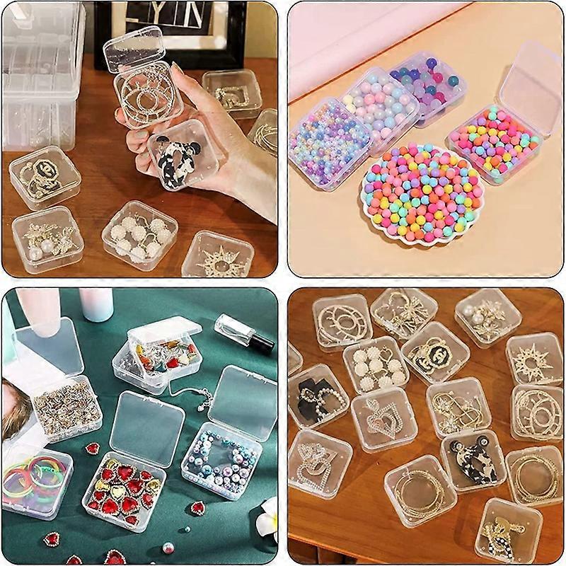 Small Storage Box with Lid Small Clear Box Container Box Empty Mini
