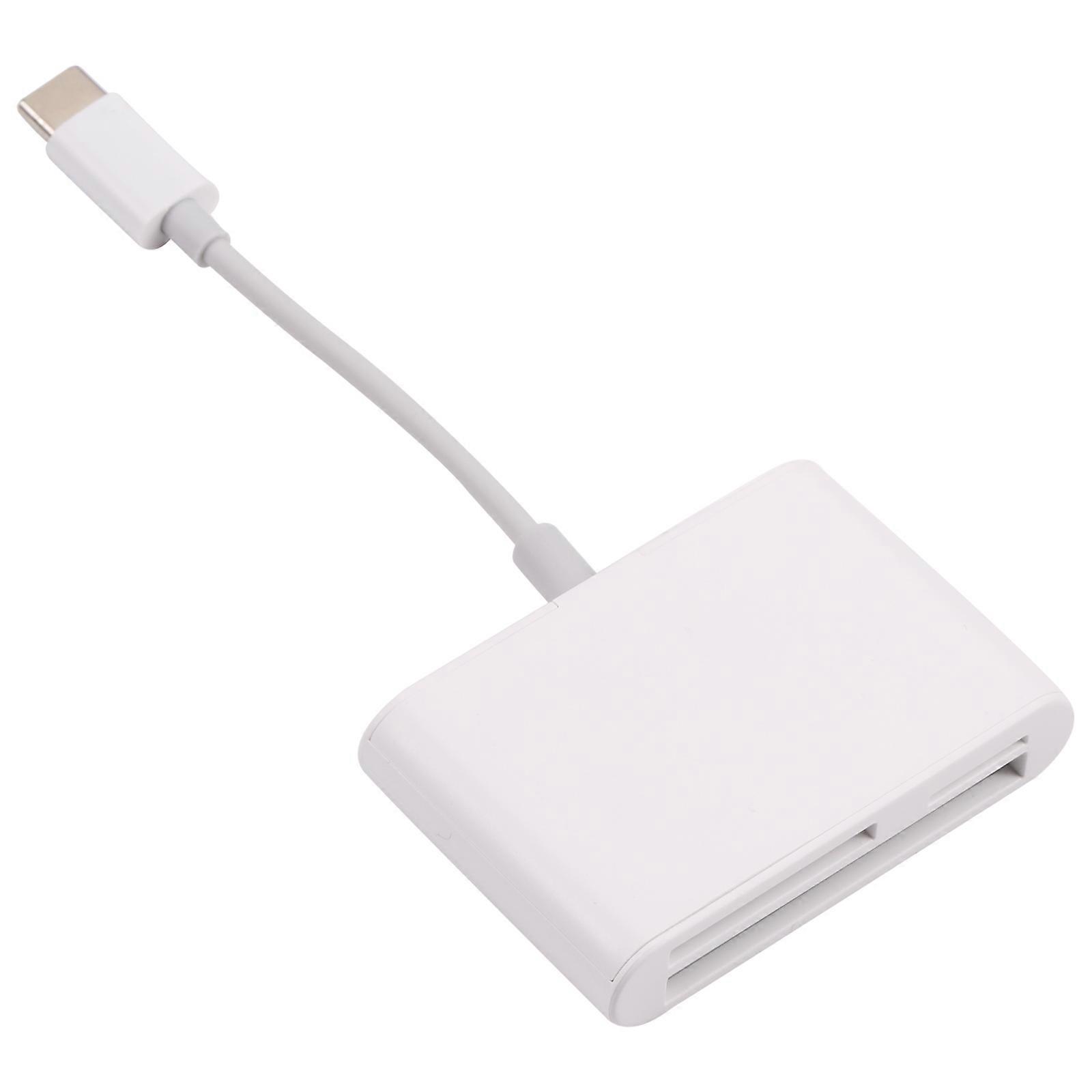 S-205 3 in 1 CF-kaart / TF-kaart / SD-kaartlezer voor USB-C / Type-C-apparaten