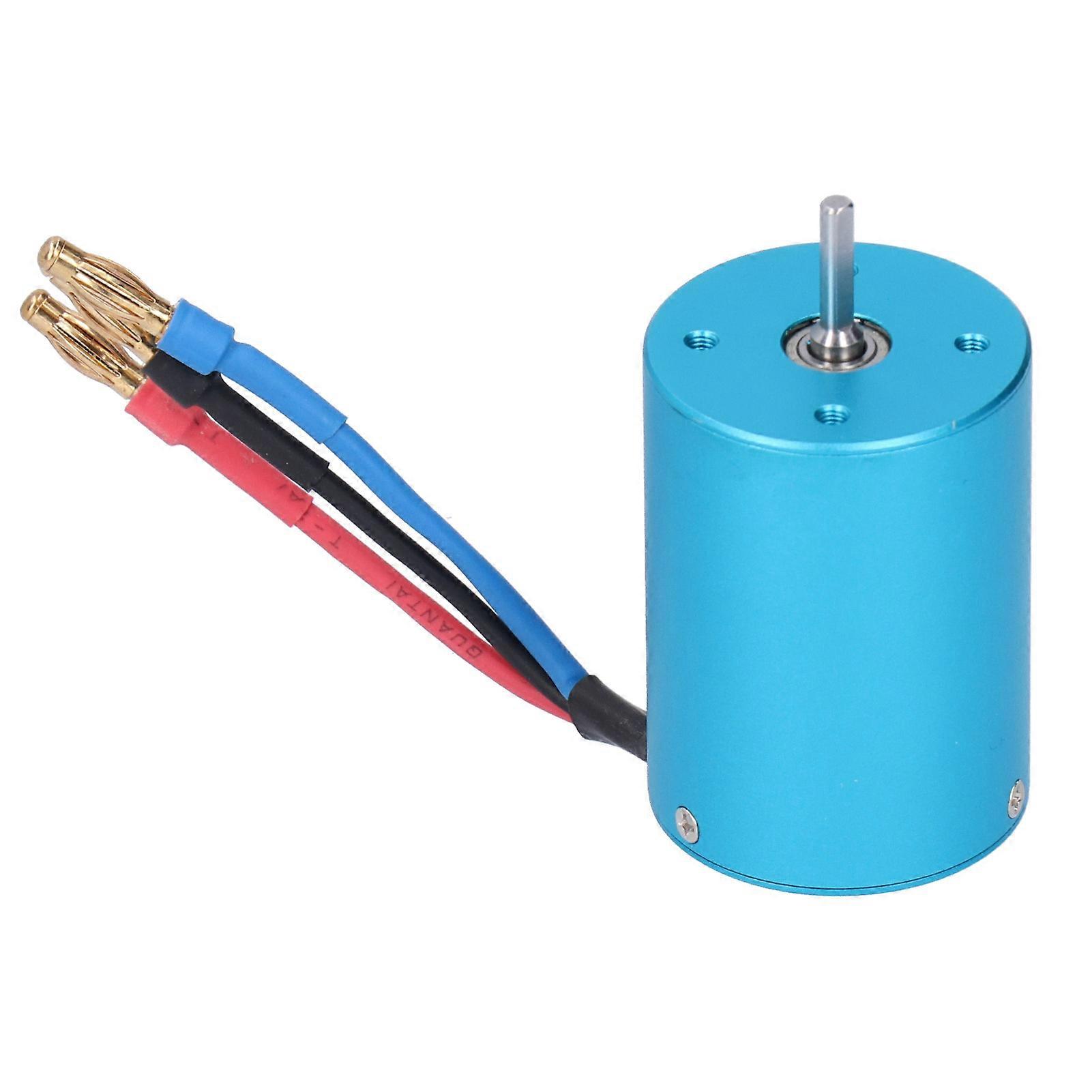 3650‑1500KV 4‑Pole Brushless Motor High Torque Low Speed Motor for 1/10 RC Crawler