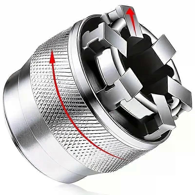 Adjustable Universal Socket Wrench Grip Adapter, 10-19mm Hex Head Nuts And Bolts Driver Tool, For 3/8 Drive Ratchet Torque Wren
