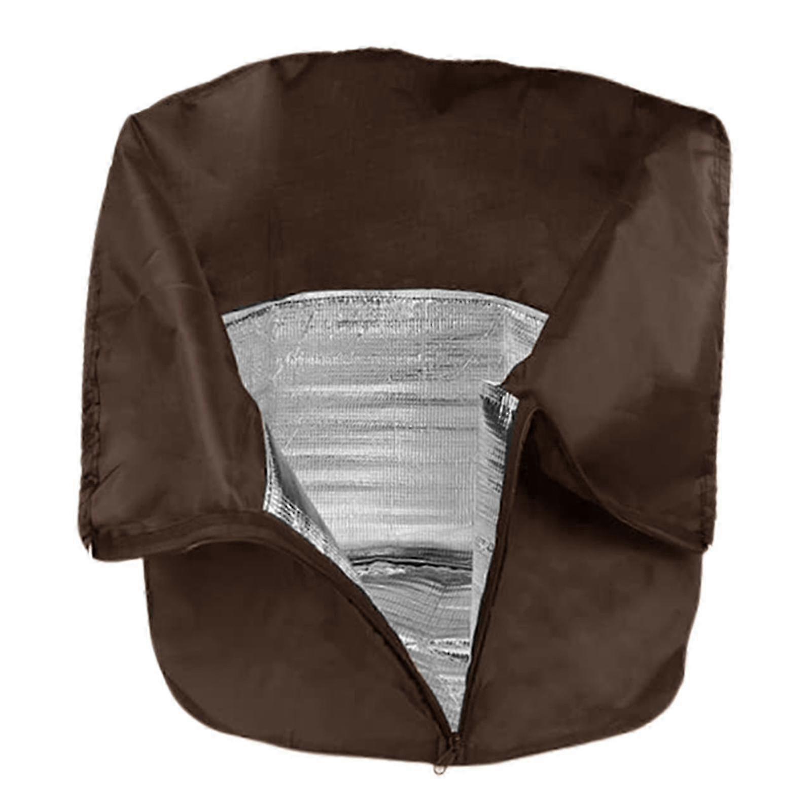 Vinterskydd för krukväxter, blommor och fruktträd utomhus