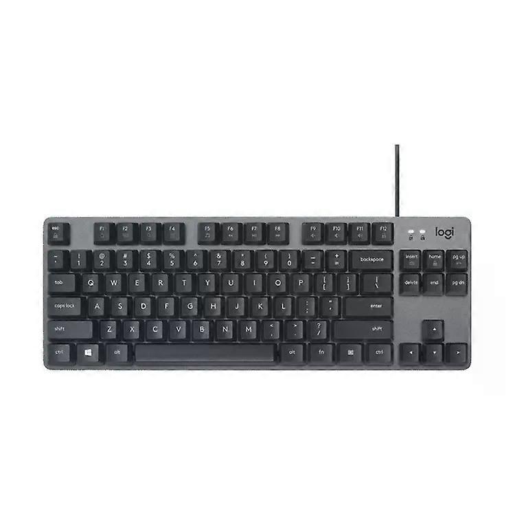 Mini Mechanical Wired Keyboard-Green Switches,Compact Design | Logitech Black