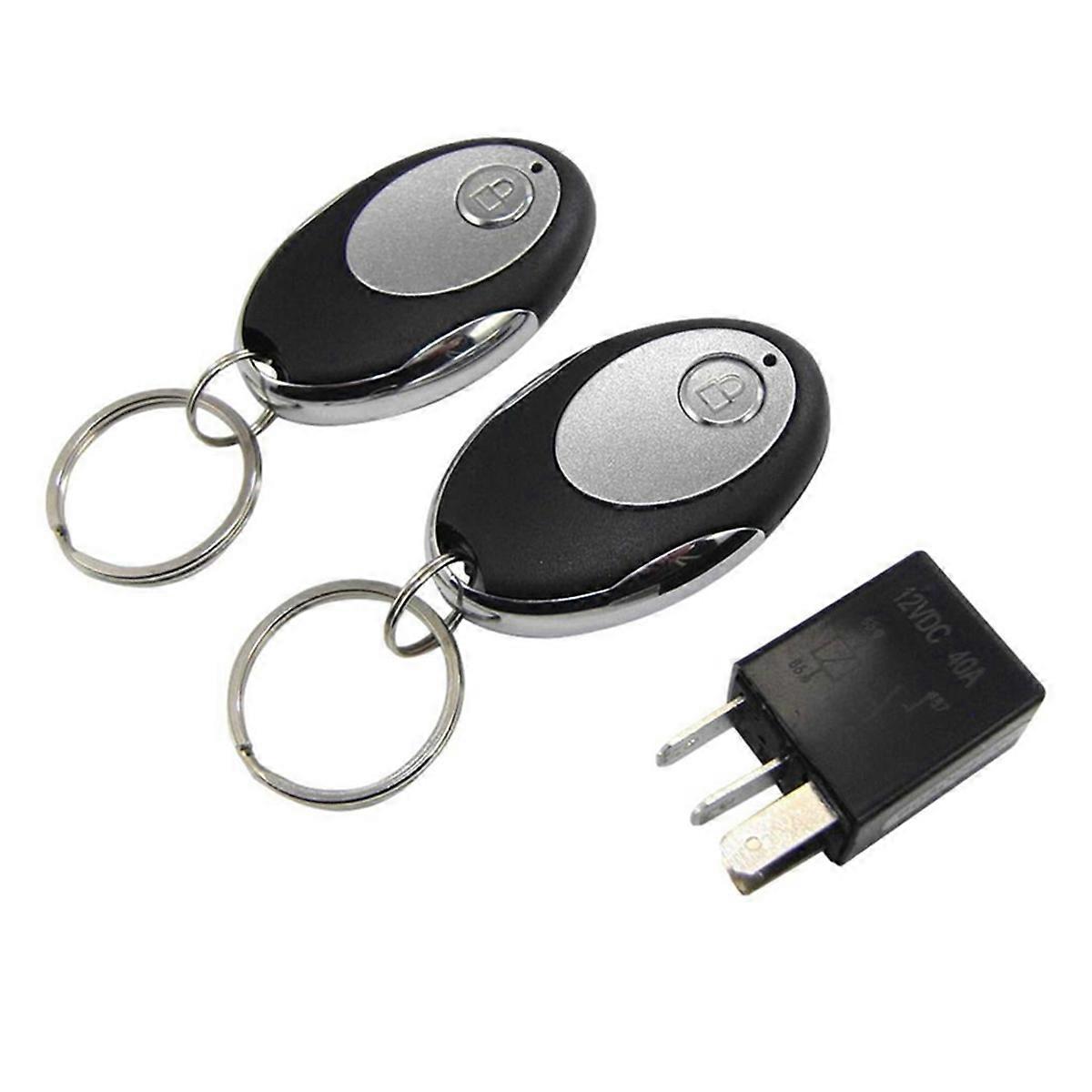 Car Smart Induction Remote Control Anti-Theft System Fuel Pump Relay Universal Concealed Lock Immob