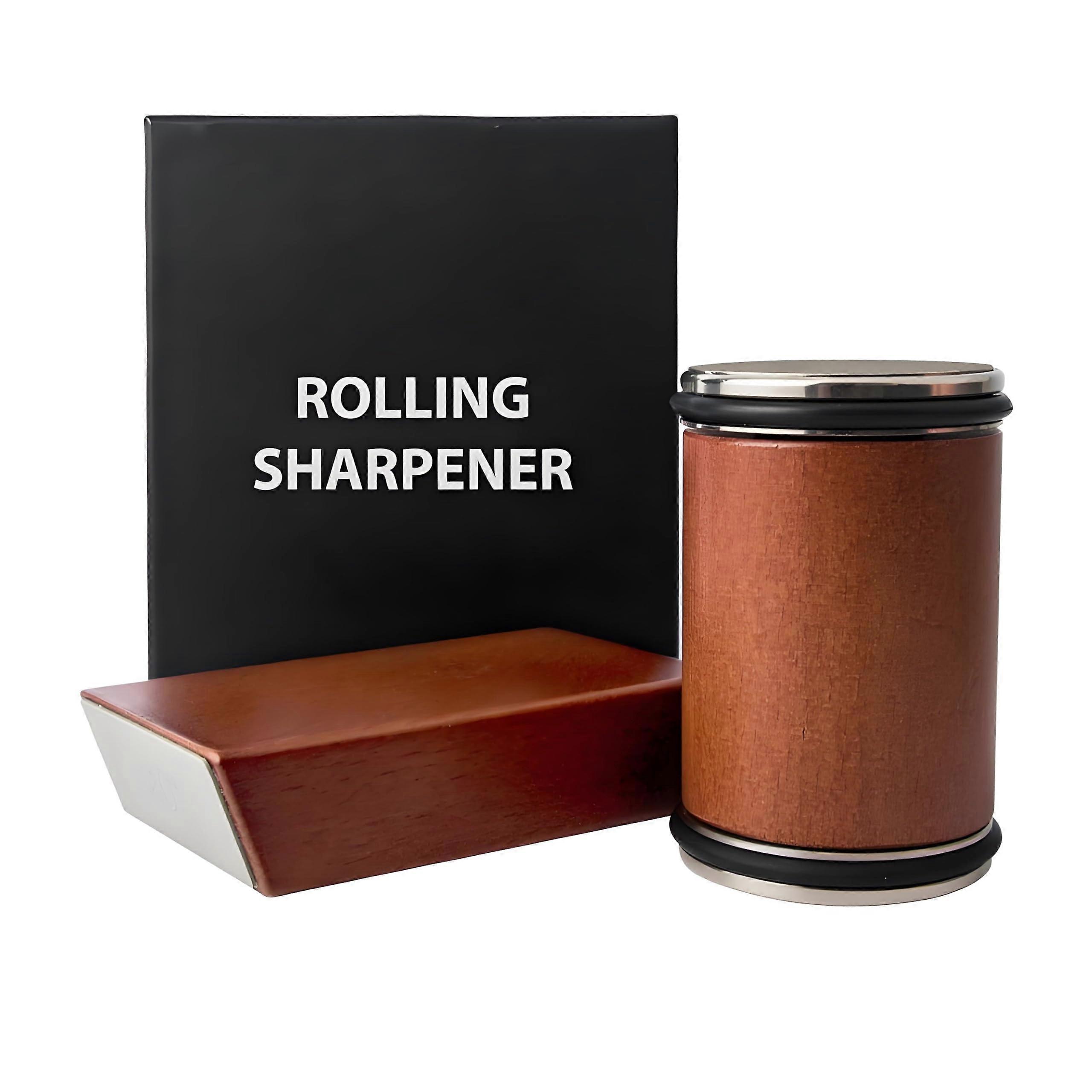 Rolling Knife Sharpener Kit with Diamond Whetstone for Home Kitchen, Restaurant Kitchen, Outdoor - Kitchen Tools.Magnetic knife sharpener