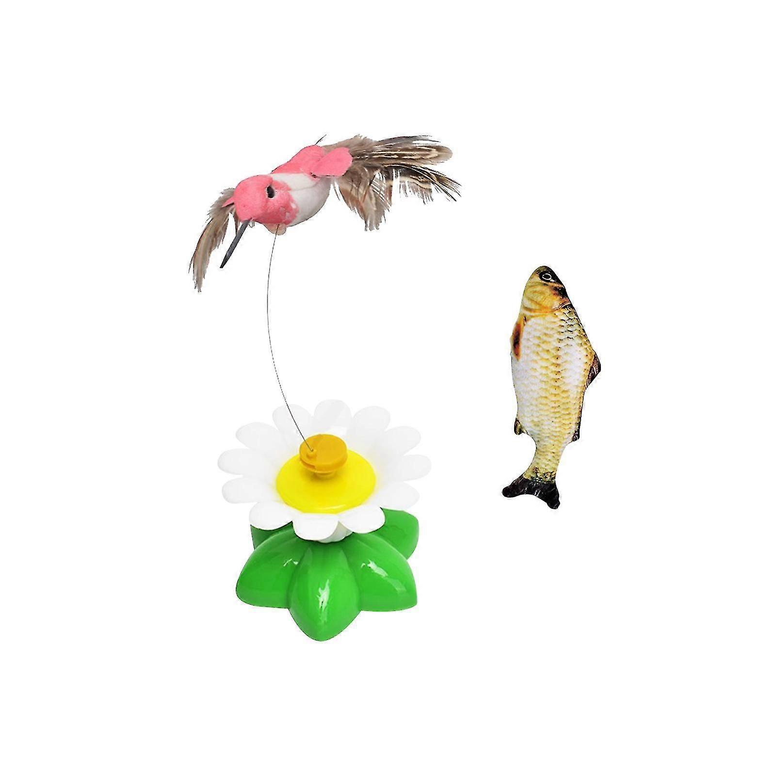 Automatic Cat Toy Electric Rotating Home Kitten Toy Enrichment Toys Pet Toys Butterfly