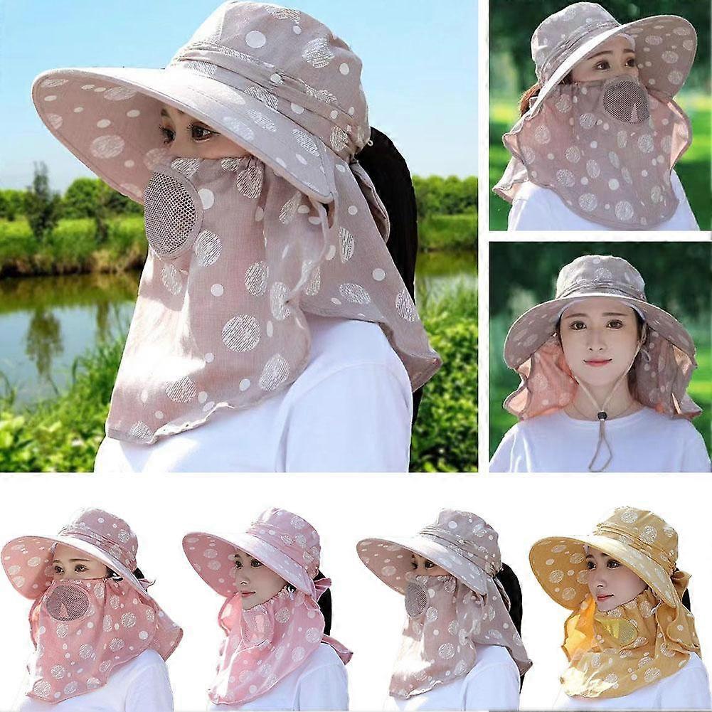 YENİ Moda Kadın Çiçekler Güneş Şapka Geniş Kenarlı Çay Toplama Şapka Yüz Boyun