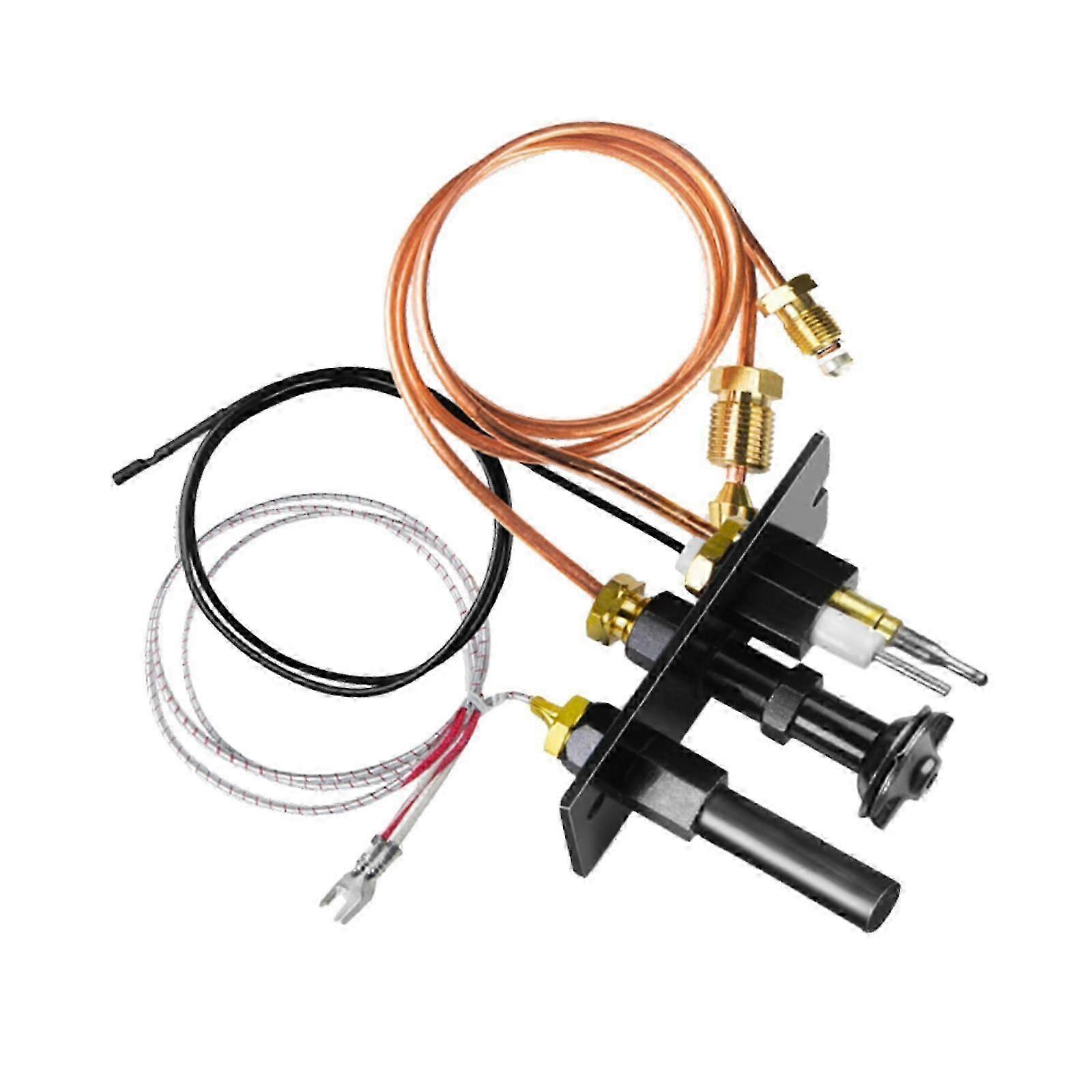 3-Way Pilot Assembly Replacement Spare Part for Natural Gas & LP, 3-Port Gas Valve Compatible