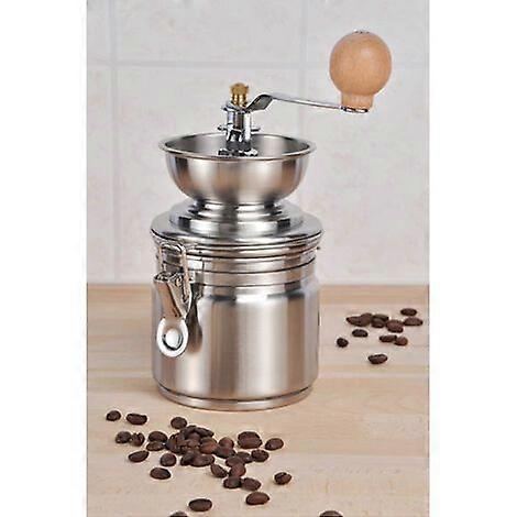 Coffee grinder with ceramic grinder, stainless steel