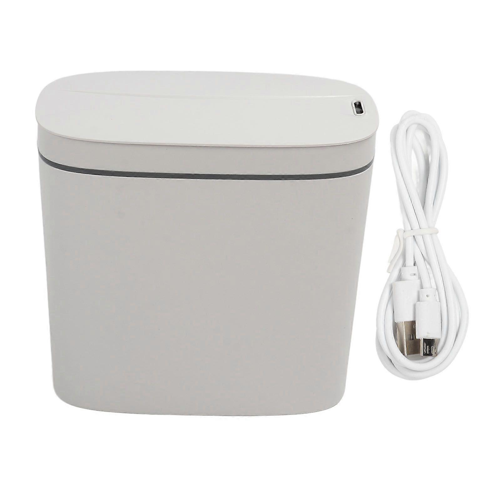 Automatic Trash Can Multipurpose Motion Sensor 3 Modes Smart Garbage Can with Lid for Bathroom Kitchen 14L