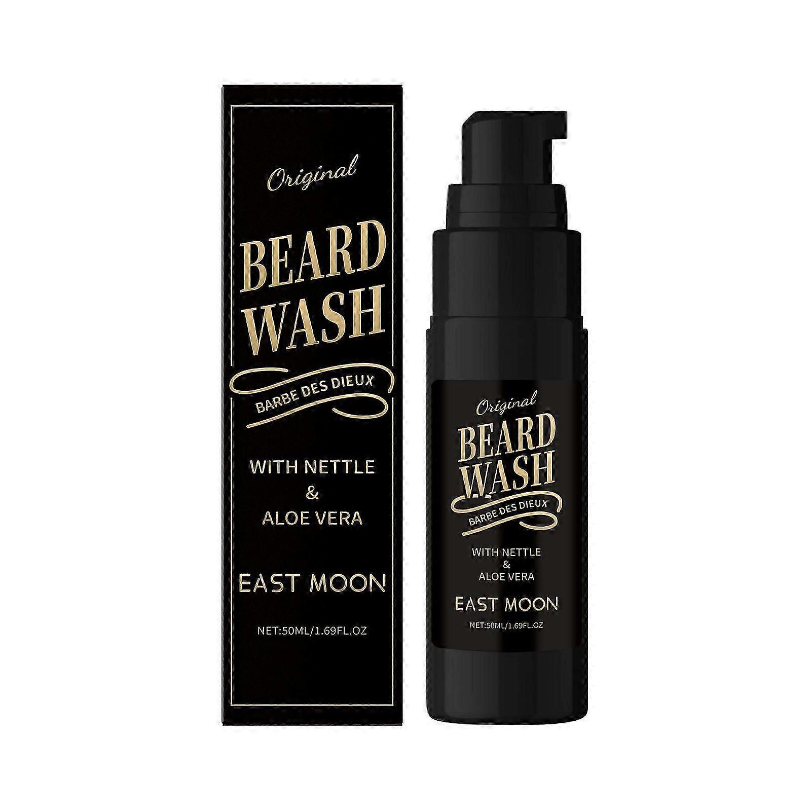 Beard Soap, Beard Shampoo for Men, Moisturising Beard Wash Beard Care, Nourishing Ingredients such as Nettle Extract, Gift for Men