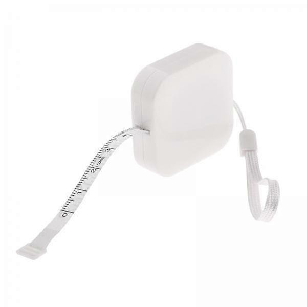 2X Soft Retractable Measure Tape Clear Marked White