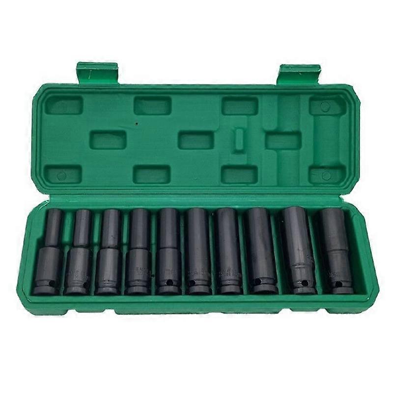 10Pcs 8-17mm 1/2 Inch Electric Wrench Socket Head Pneumatic Socket