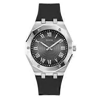 Guess watches gents asset watch for Men Analog with Silicone bracelet GW0663G1