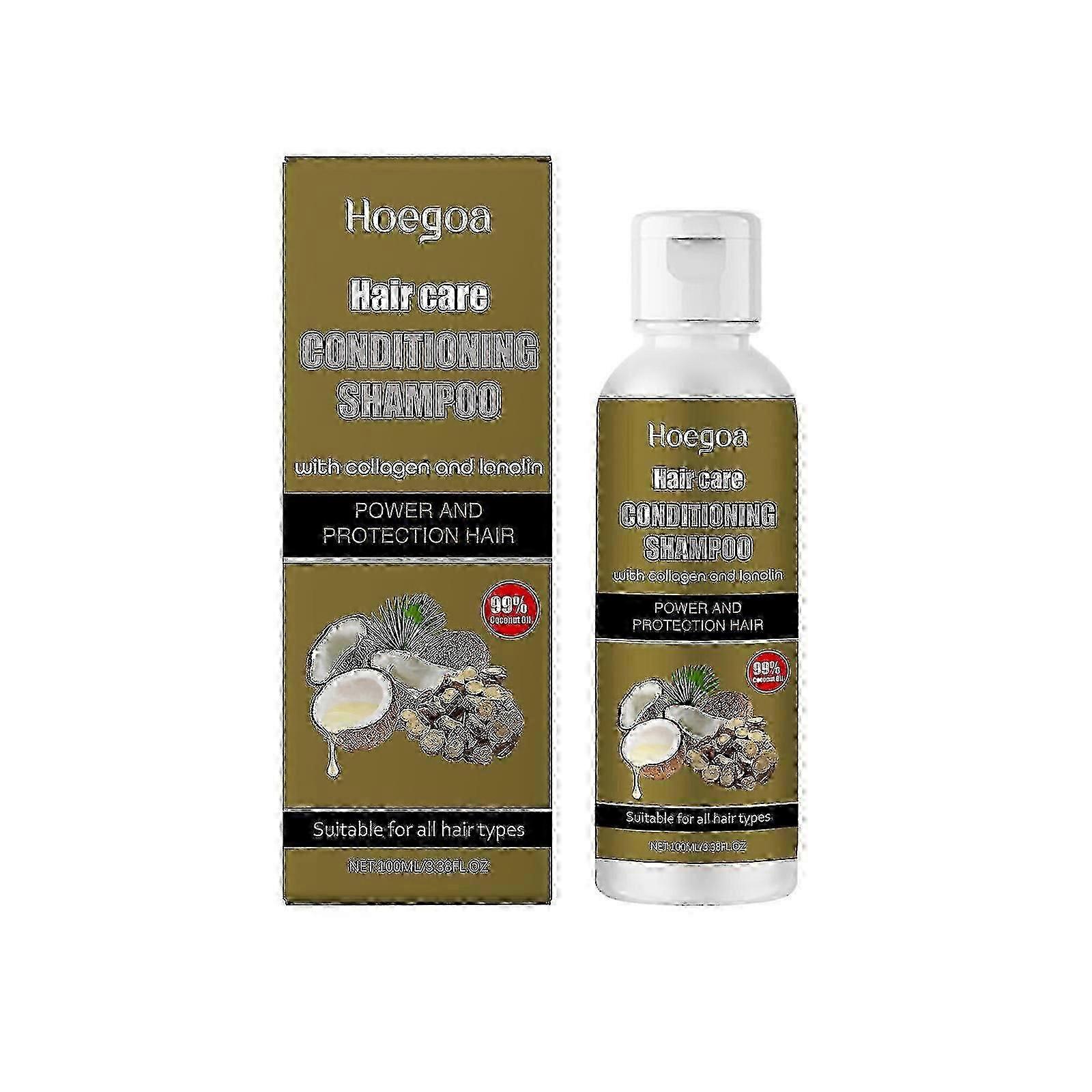 Hoegoa herbal shampoo gently cleanses, keeps the scalp fresh, moisturizes, and makes the hair shiny and smooth