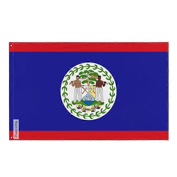 Flag of Belize – 90 x 150 cm – Polyester – Iron eyelets – Durable