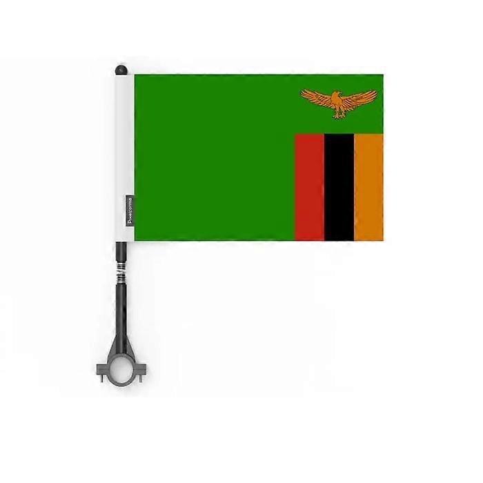 Flag - Multicolored - Zambia - 20 pieces - 14 x 21 cm - Polyester