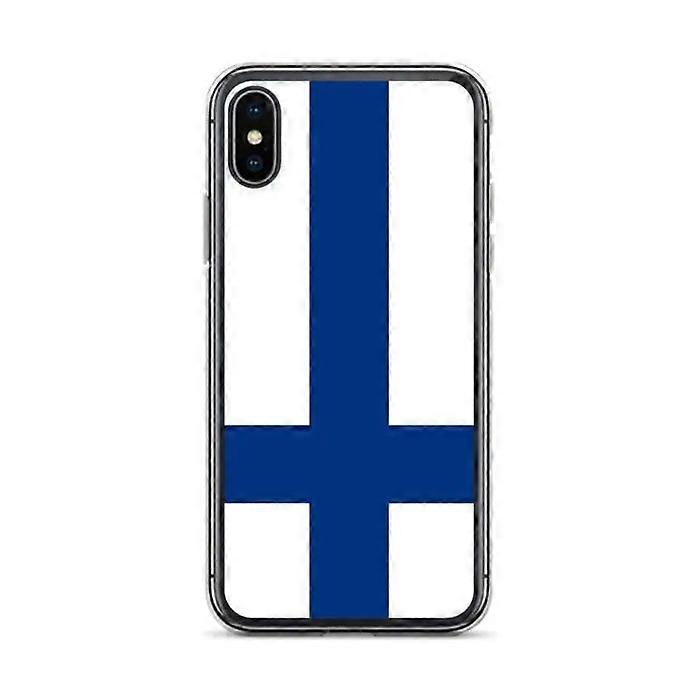 Finland Flag Phone Case - iPhone XS