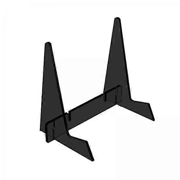 3x アクリル ブック スタンド タブレット ホルダー サポート レッジ付き ブック ディスプレイ ホルダー