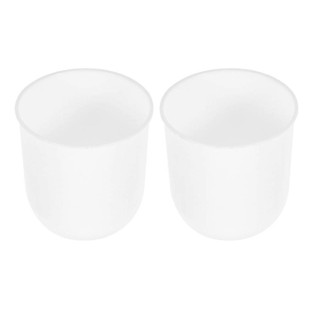 2pcs Toilet Brush Cup Plastic Holder For Bathroom Cleaning Compact Design For Easy Use For Home Hotels Offices And Public Toilets Practical And