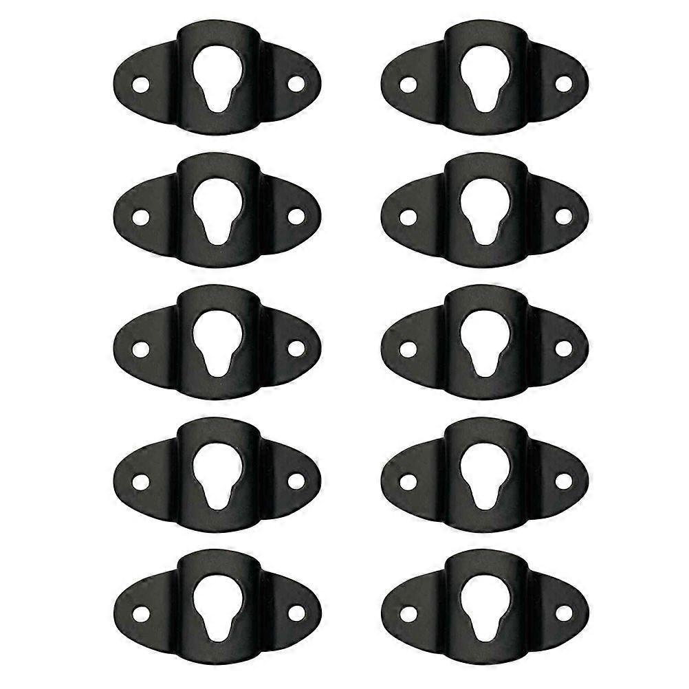 10 PCS Iron Speaker Hanger Plate Connector for Sound Box Audio Speaker Supply