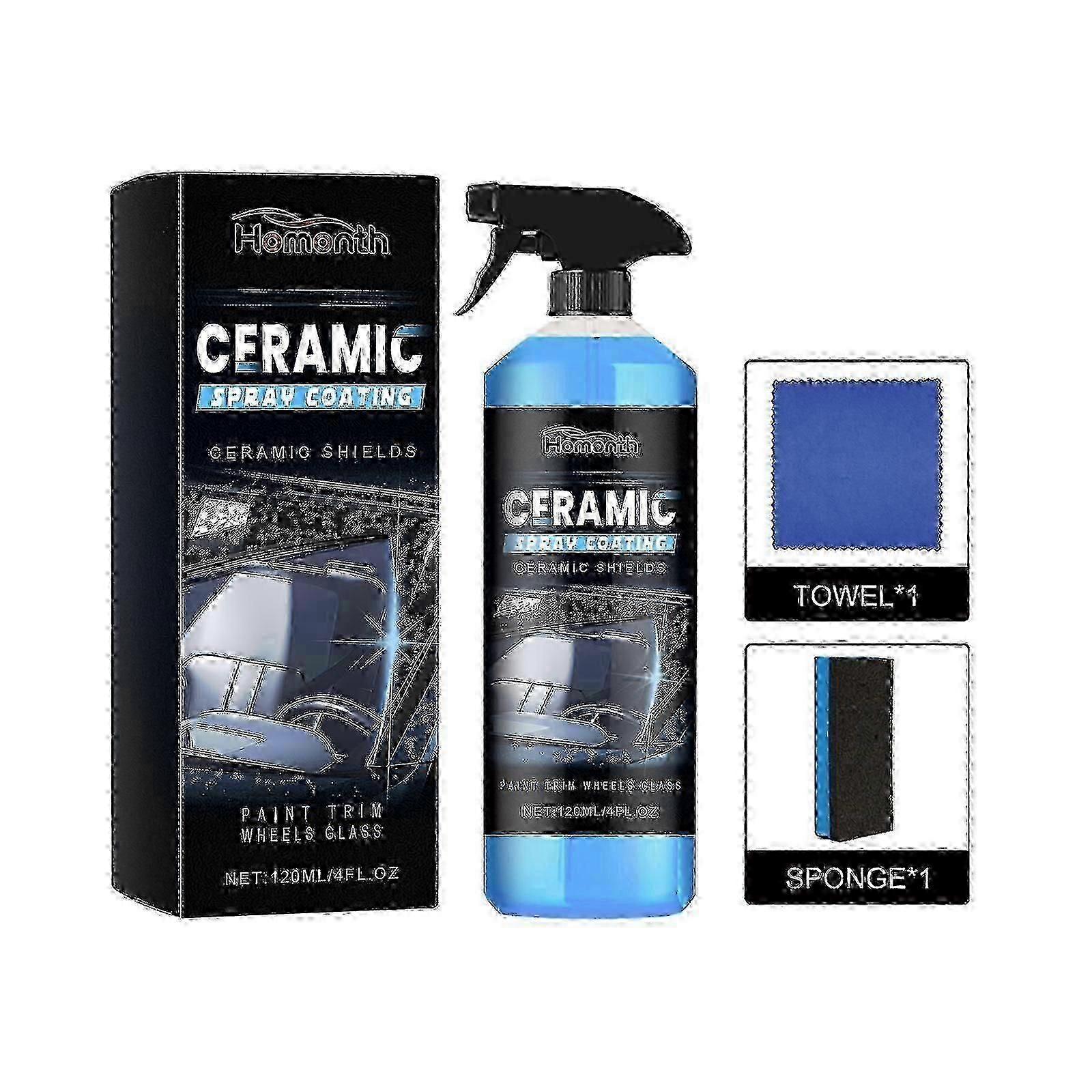 Ceramic Spray Coating, Window Front Windshield Stain Remover Oil Film Cleaner