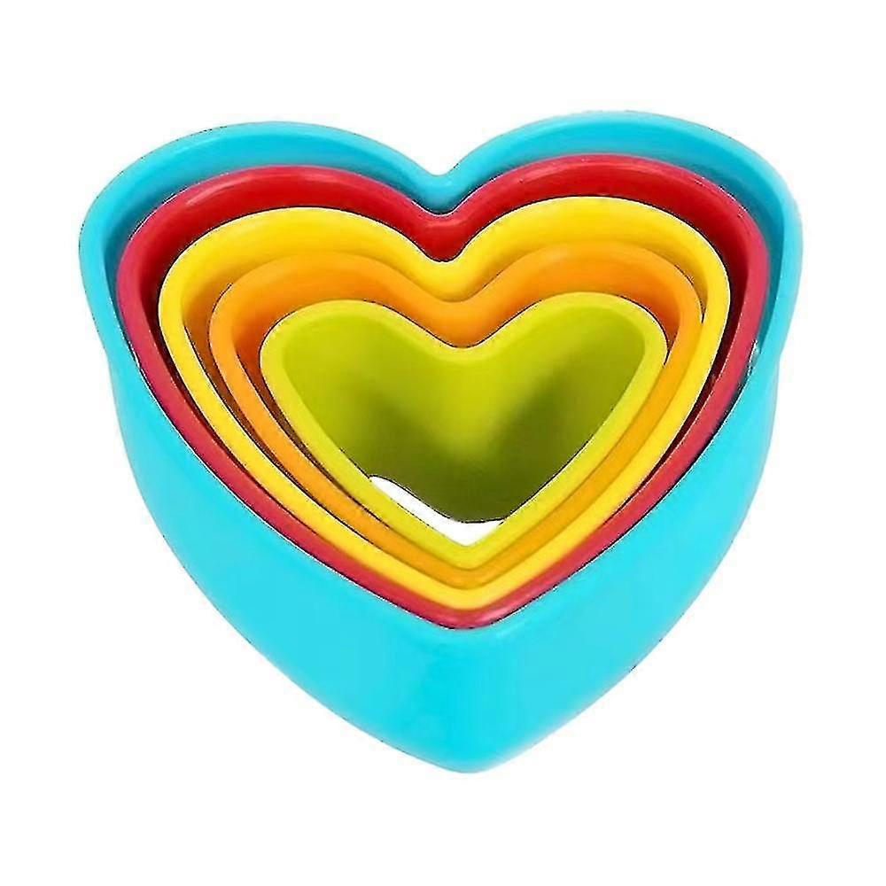 Two-Sided Round Cookie Cutters for Biscuits and Fondant - Dual-Use Baking Tools