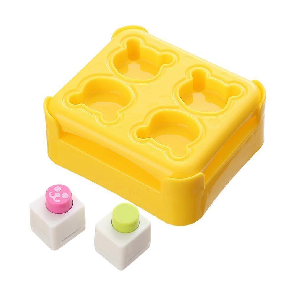 Mini Bear Plastic Rice Ball Mould DIY Embossing Creative Mini Bento Baker