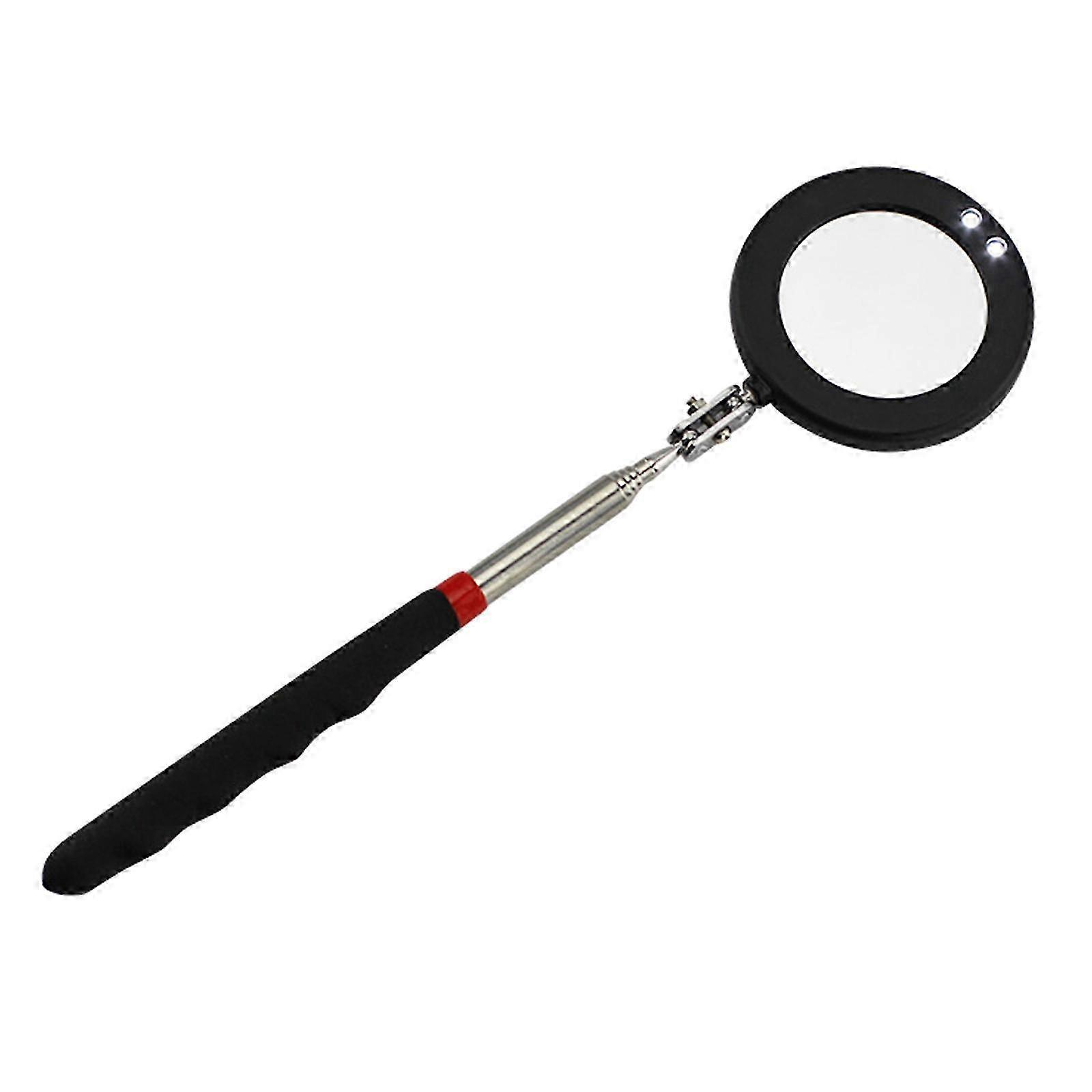 LED Telescoping Inspection Mirror Mirror Inspection Tool for Car Repair 360--