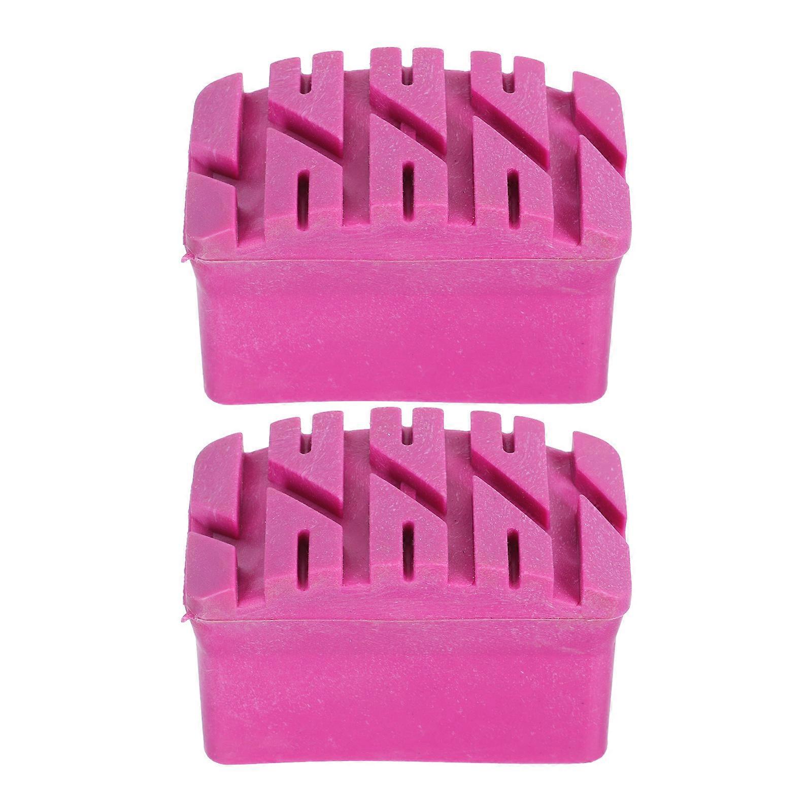 Ladder Feet Protector with Nonskid Design for Home Use Made of Rubber Rosy 2Pcs