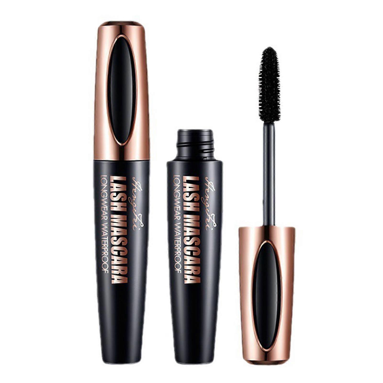Black (A)$Waterproof thick, long, curled and shaped eyelash primer