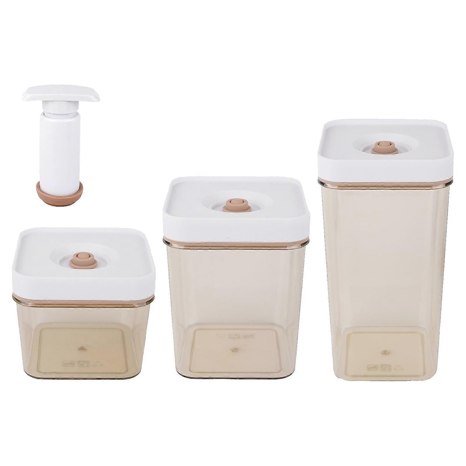 Extra Large Refrigerator Snacks Organizers Vacuum Sealed Box Moisture-Proof Food Storage Container with Dustproof Lid
