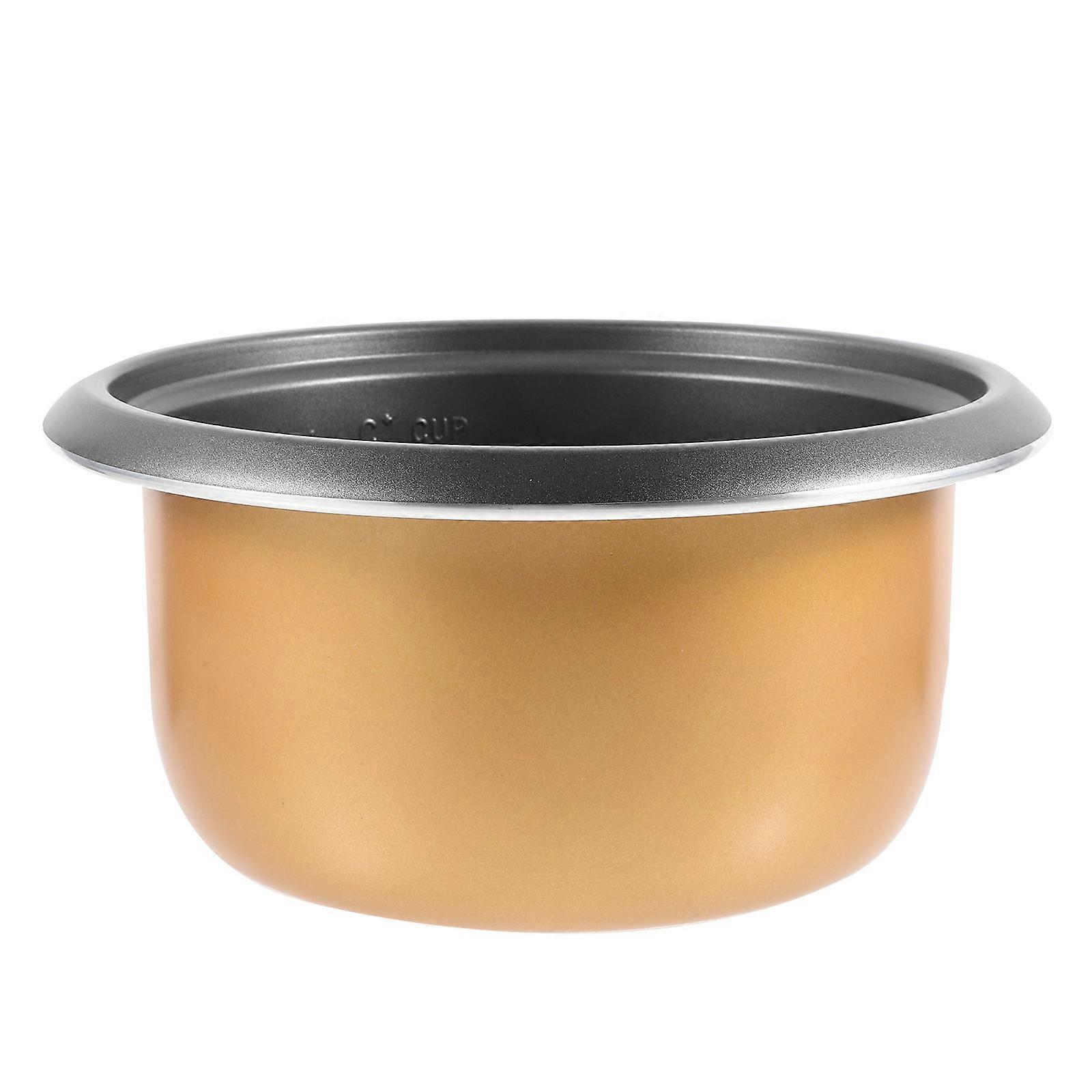 Non Stick Rice Cooker Inner Pot Replacement, Thickened Aluminum Liner for Electric Cookers, Multi Purpose Kitchen Essential for Rice, Cakes, and Soups