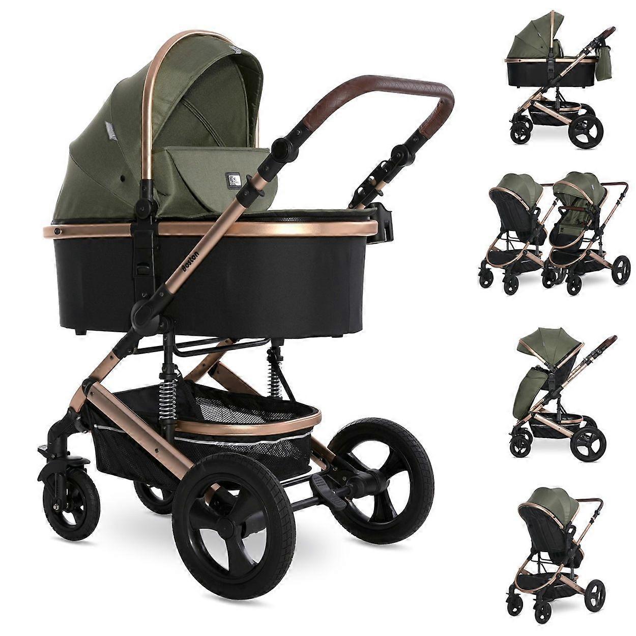 Lorelli Combi Stroller Boston 2 in 1 Sports Seat Baby Bath Mosquito Net up to 22 kg