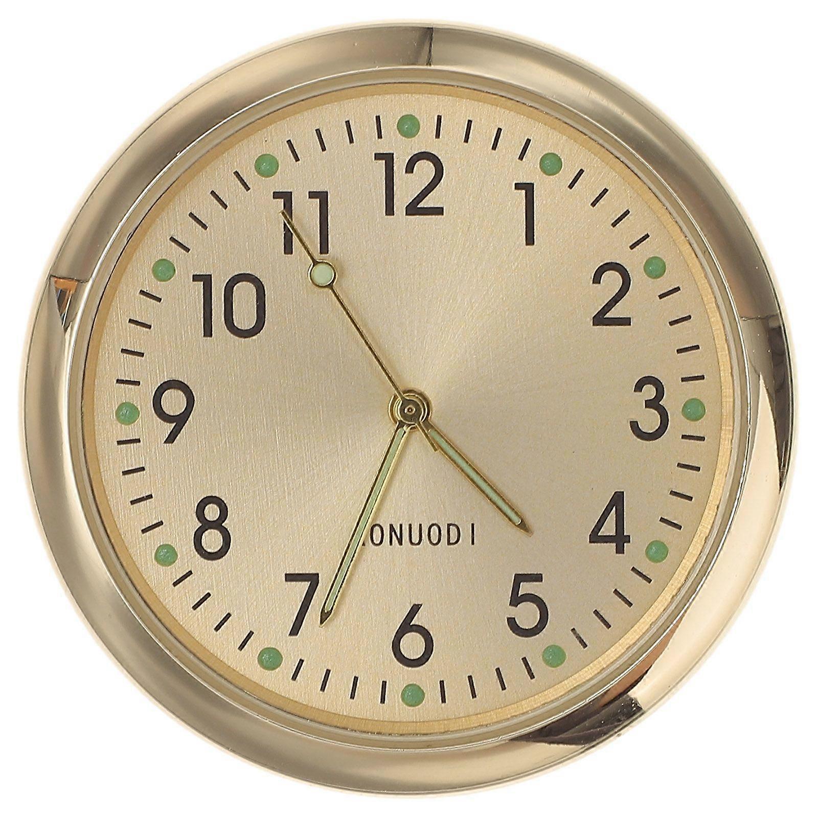 Car Dashboard Mini Clock Automotive Ornaments Car Dashboard Decor Mini Clock