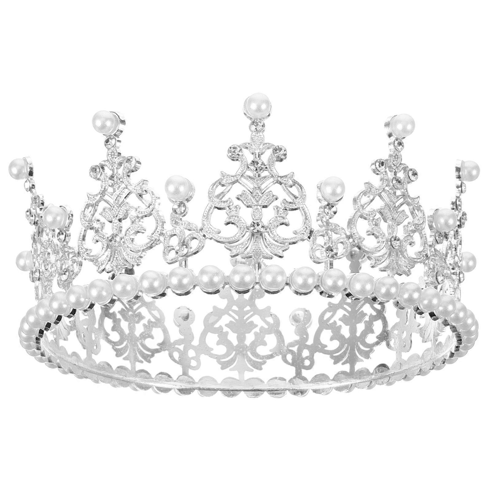 Rhinestone Decorated Crown, Stunning Design for Wedding and Social Occasions