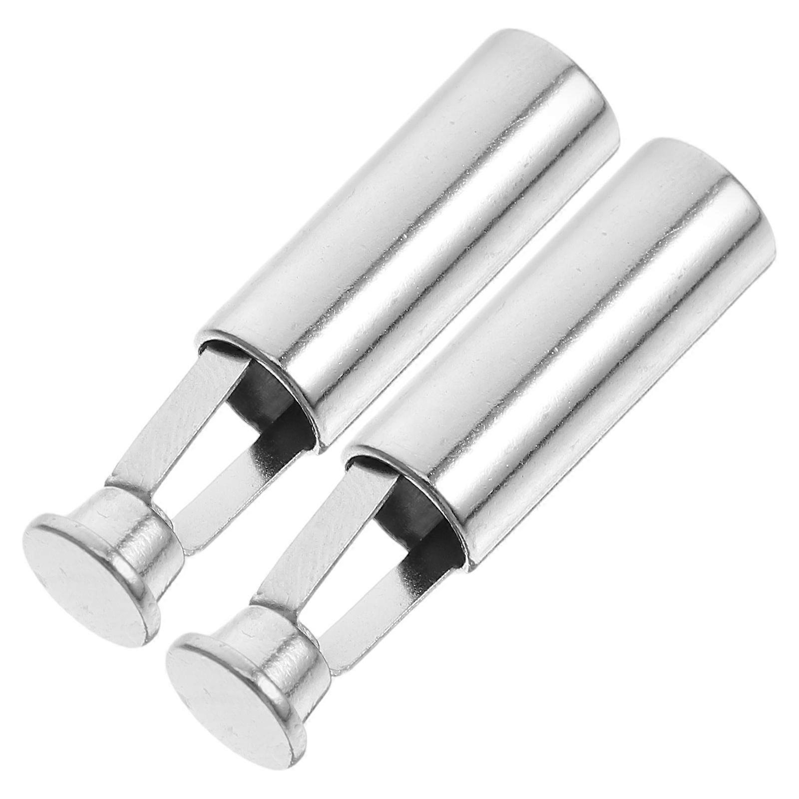 Zinc Alloy Clasp Buckle for DIY Use Lightweight Portable Silver Color Fits Various Accessories 4pcs