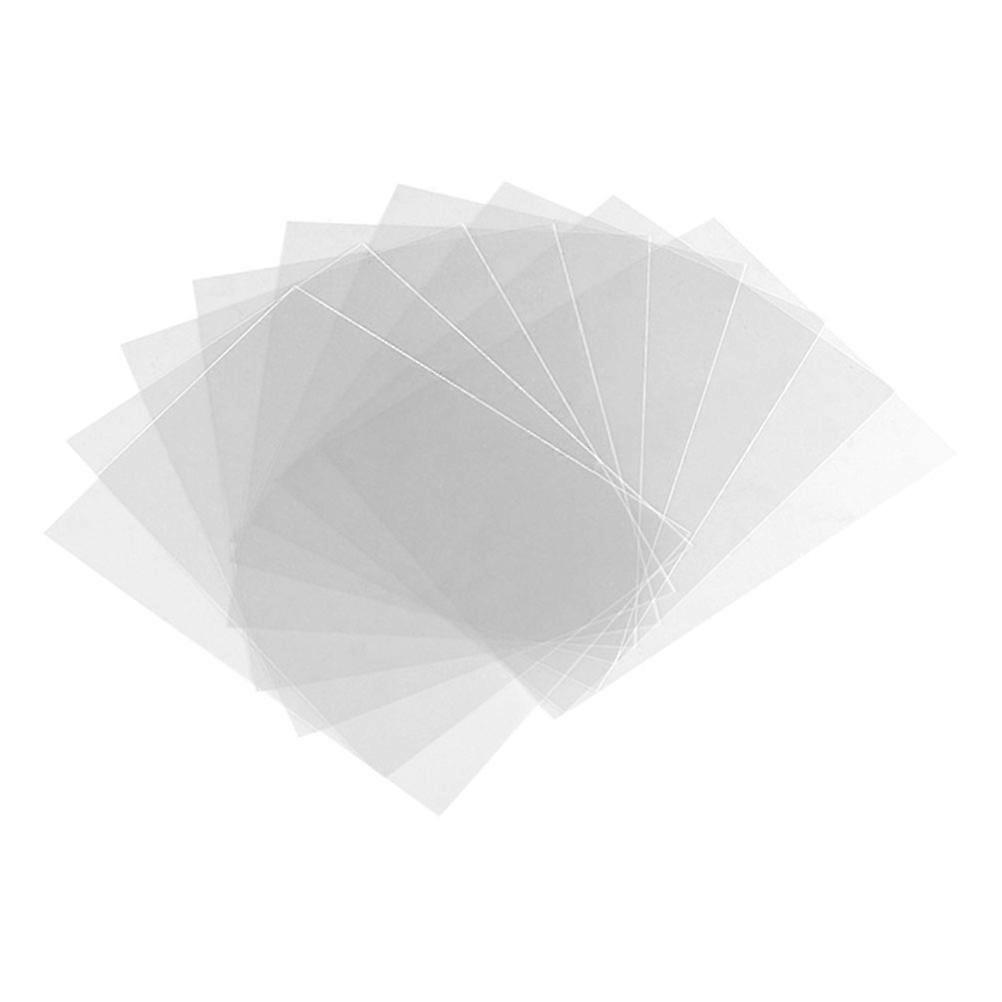 Clear Plastic Panels 10pcs Replacement for Crafting Projects Transparent Frame Inserts for DIY Art and Sign Displays